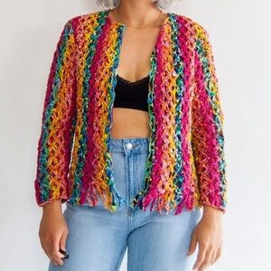 Vintage JL Studio Boho Cardigan